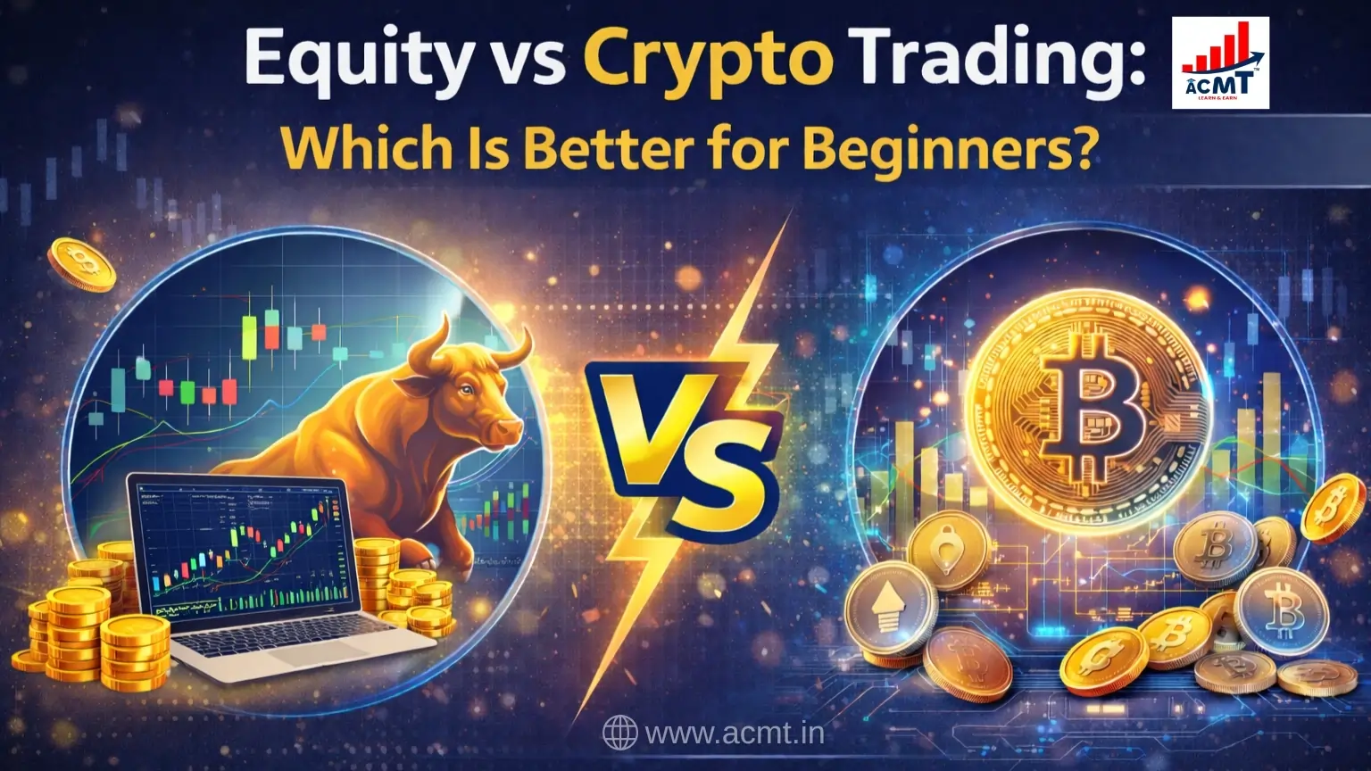 Equity vs Crypto Trading: Which Is Better for Beginners 2026