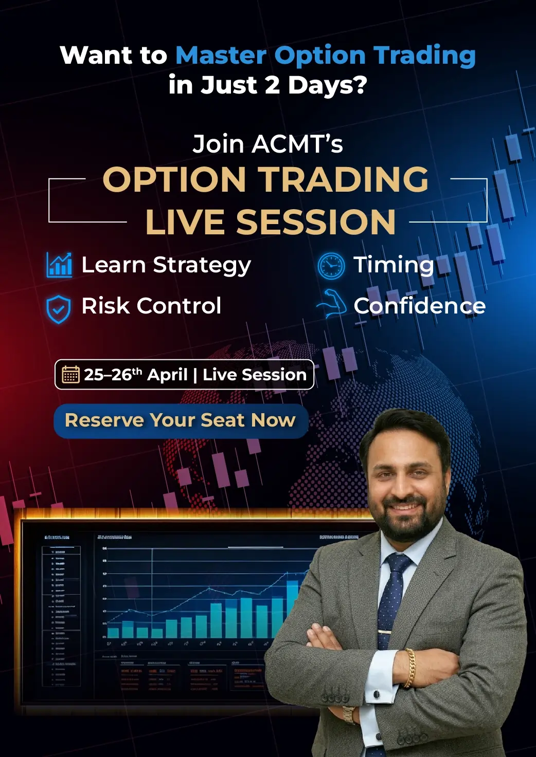 option trading live webinar free session by acmt