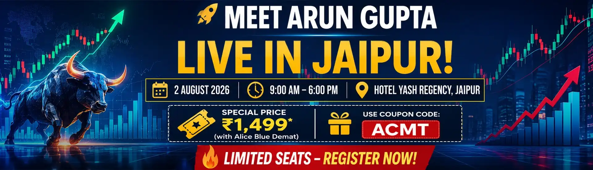 Power Packed Stock Market Live Workshop Jaipur 2Aug2026