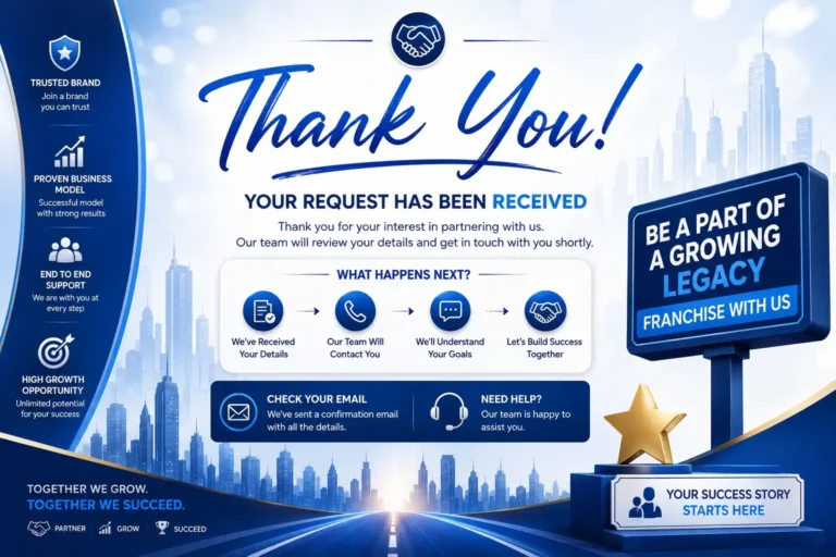 Thank You For Interest in ACMT Franchise Business Opportunity