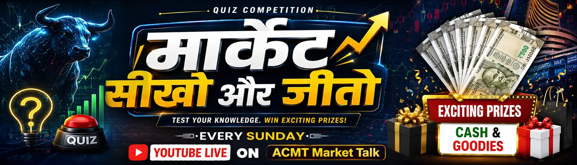 Market Seekho Aur Jeeto Quiz at ACMT