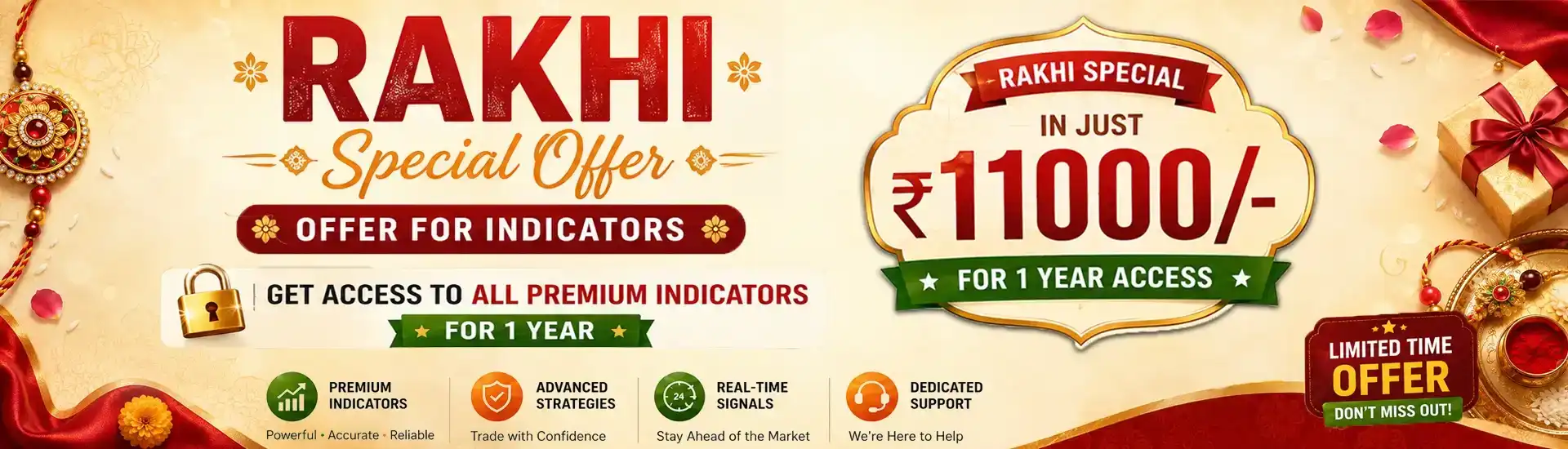 Rakhi Special Offer for Trading Premium Acmt Indicators