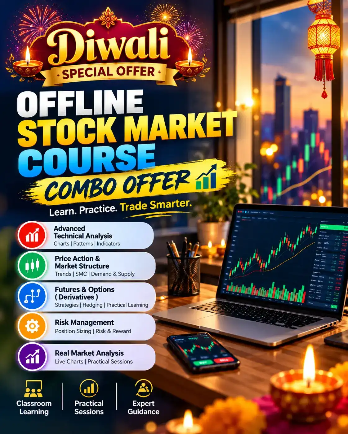 Offline Stock Market Course Combo Diwali Offer