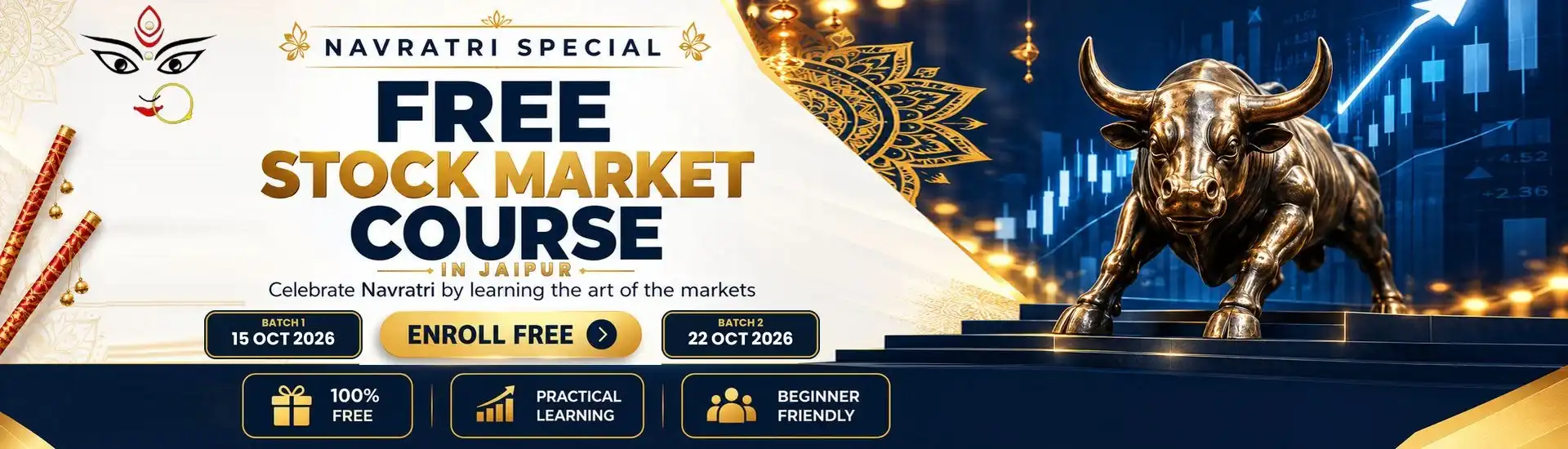 Free Offline Stock Market Course in Jaipur by ACMT