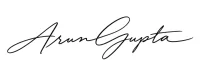 Mr Arun Gupta Signature