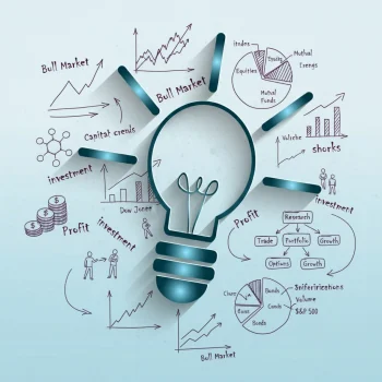 stock market infographic image